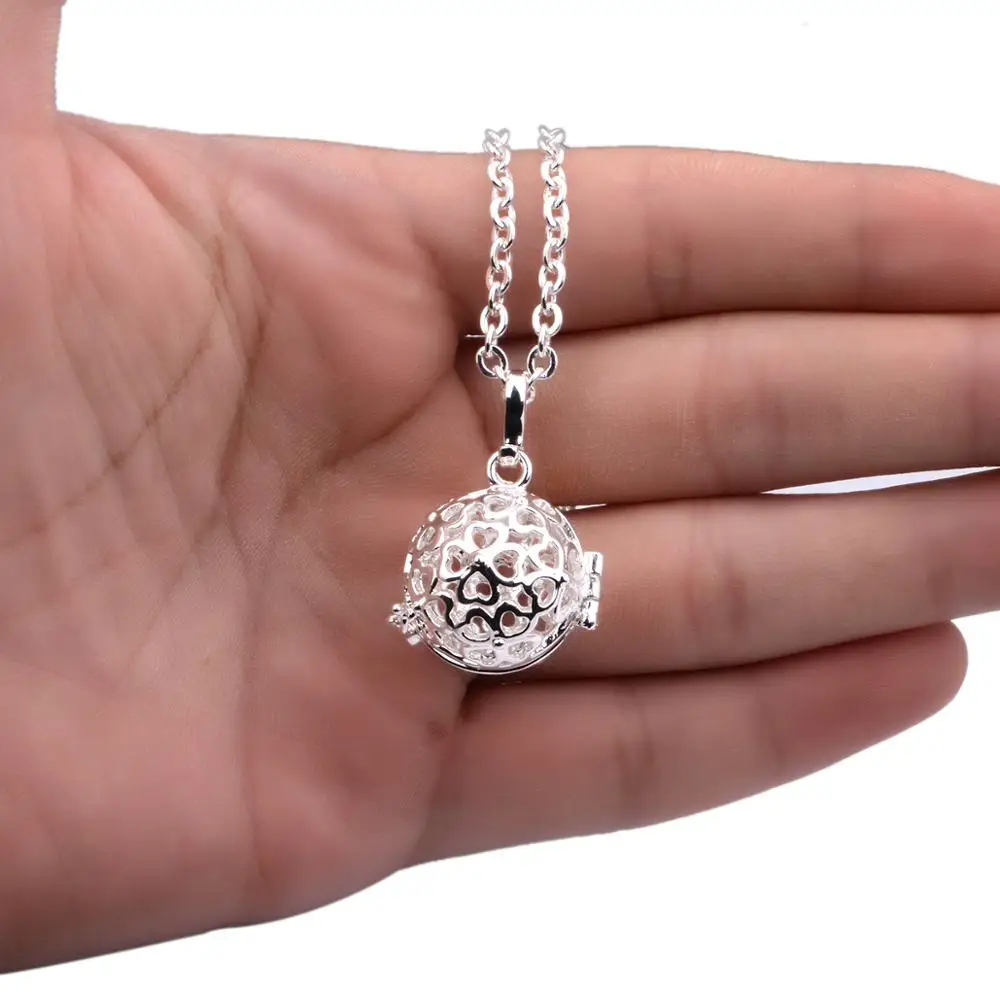 Eudora Copper 16mm Locket Cage 8 style Pendant fit Angel Caller 16mm Chime Ball For Women Jewelry Assessories