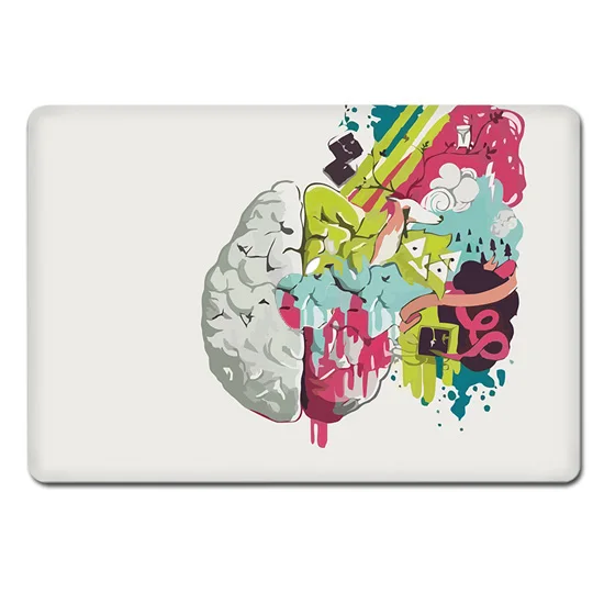 Store and Right Brain Style Vinyl Skin Sticker pour Macbook Air, Retina Pro 11 \