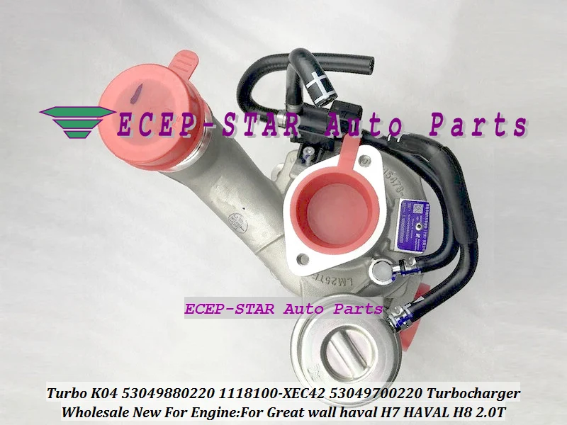 Brand New Turbo K04 53049880220 1118100-XEC42 53049700220 1118100XEC42 Turbocharger For Great wall haval H7 HAVAL H8 2.0T