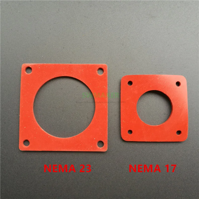 5pcs NEMA 17/23 orange Stepper Motor silicone rubber Vibration Damper Shock Absorber for CNC Creatity TEVO Prusa I3 3D printer