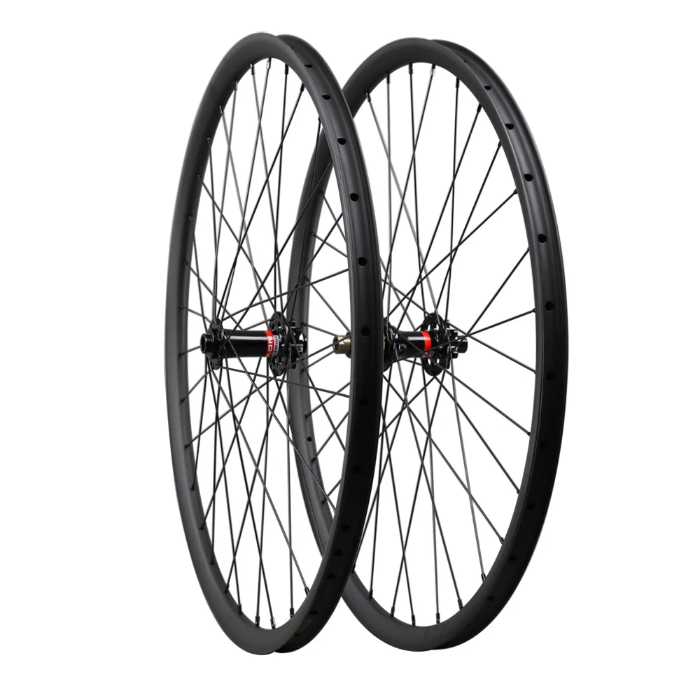 Ican Newest Super Light 29ER 27C Carbon MTB Clincher Tubeless Wheelset  32/32H OEM Is Also Avaliable With Novatec Hub