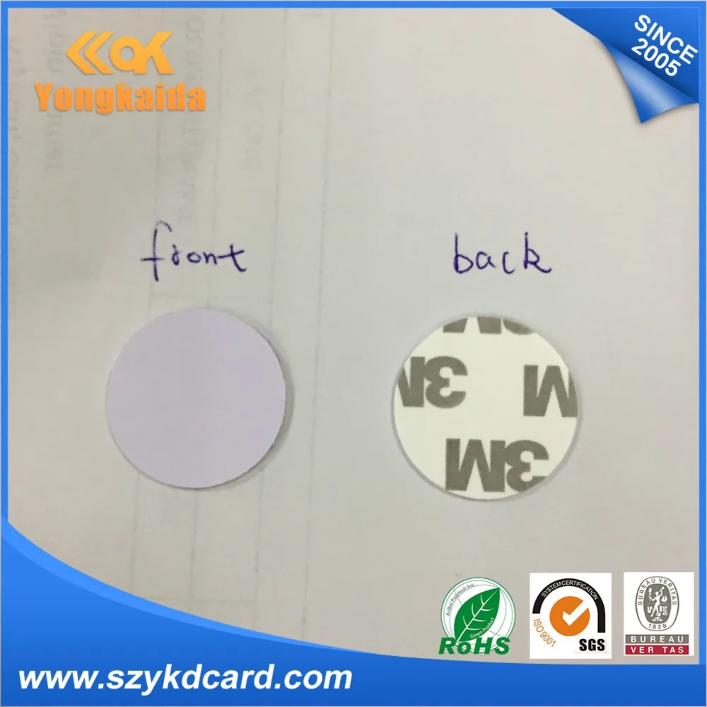 Yongkaida 5000 pcs 20 mm 125khz em4100 Plastic RFID Disc / glued Coin Tag