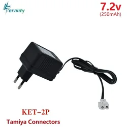 7.2v Charger for NiCd NiMH battery pack Input 100v-240v Output 7.2V 250mAh Tamiya Connectors 7.2v charger For RC toys cars tanks