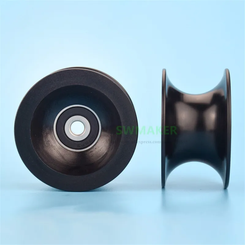 1pcs 6*54*30mm U groove roller, 25mm diameter track, plastic 636 stainless steel bearing, pulley POM guide wheel