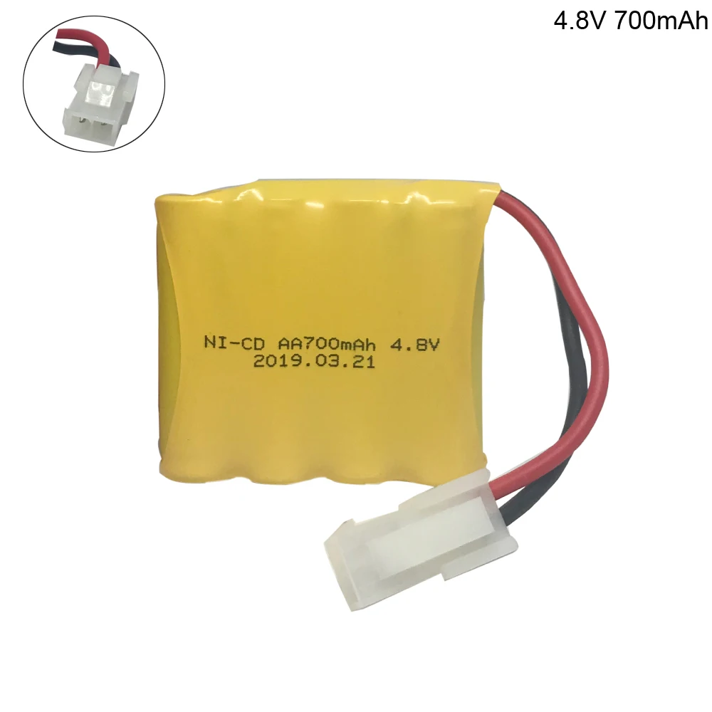 Battery for Huanqi 508 550 4.8V 700mah Ni-CD battery for  HQ 611 605 RC Car toy accessories 5559 2P Plug nicd battery pack