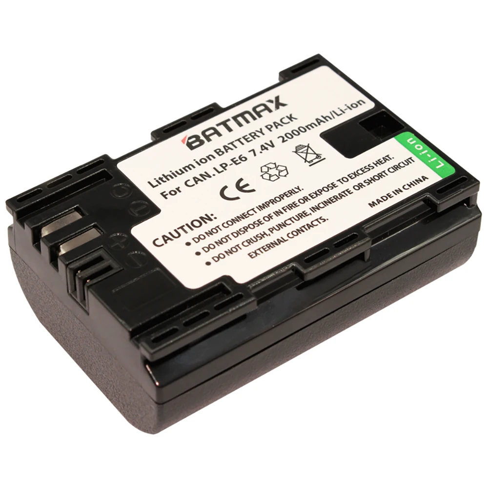 4 pces de alta capacidade LP-E6 lp e6 lpe6 bateria akku + lcd carregador duplo para canon eos 5d2 5ds r mark ii 2 iii 6d 60d 7d 7d 7d