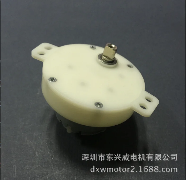 JS-500 DC speed reduction motor, plastic gear box reducer motor, fan head DC motor sewing spareparts