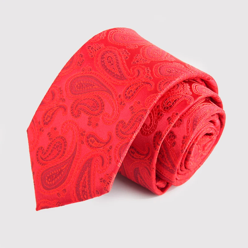 2024 New men ties adult neck tie set cufflinks hankies wedding business red necktie Handkerchiefs