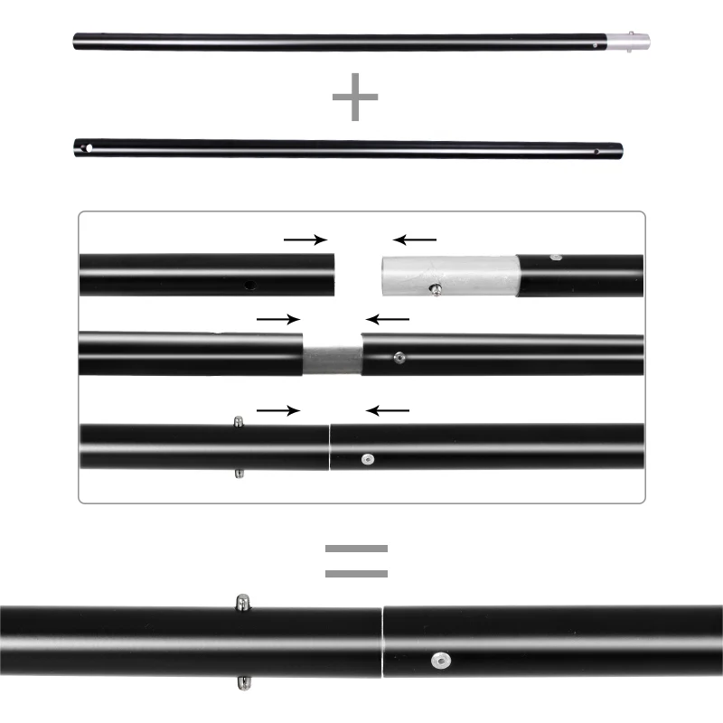 SH Background Stand Support System 2.6M x 3M/8.5ft x 10ft Kit with Carrying Case For Muslins Backdrops,Paper and Canvas