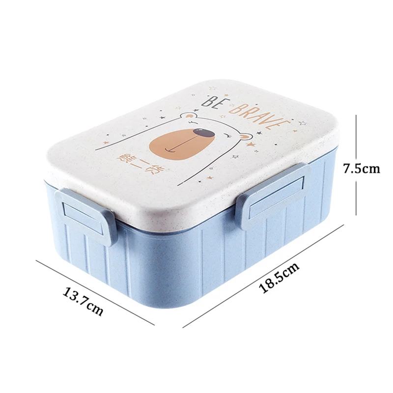 TUUTH Cute Cartoon Lunch Box Microwave Dinnerware Food Storage Container  Kids School Snack Box Office Portable Bento Box