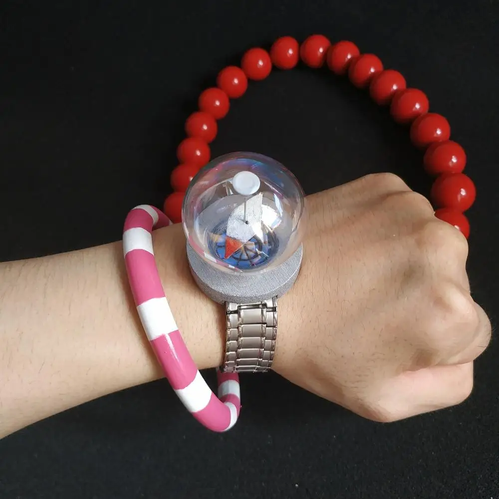 Customize Portgas D. Ace Necklace Bracelet Log Pose Cosplay Prop