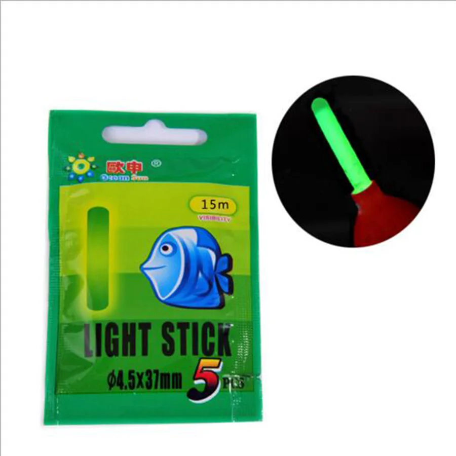 20Pcs/lot Dia 4.5mm L Size Night Fishing Lighting Stick Wand Green chemical glow stick fishing