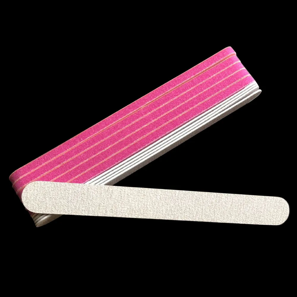 1set(10 pcs) removalble pads durable nail file  replacement sanding file pads nail file random colour