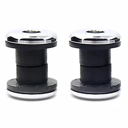 1Pair Chrome Riser Bushings For Harley Street Glide Road King Trike Tour FLH/T FLHX FLHR 1984-2016
