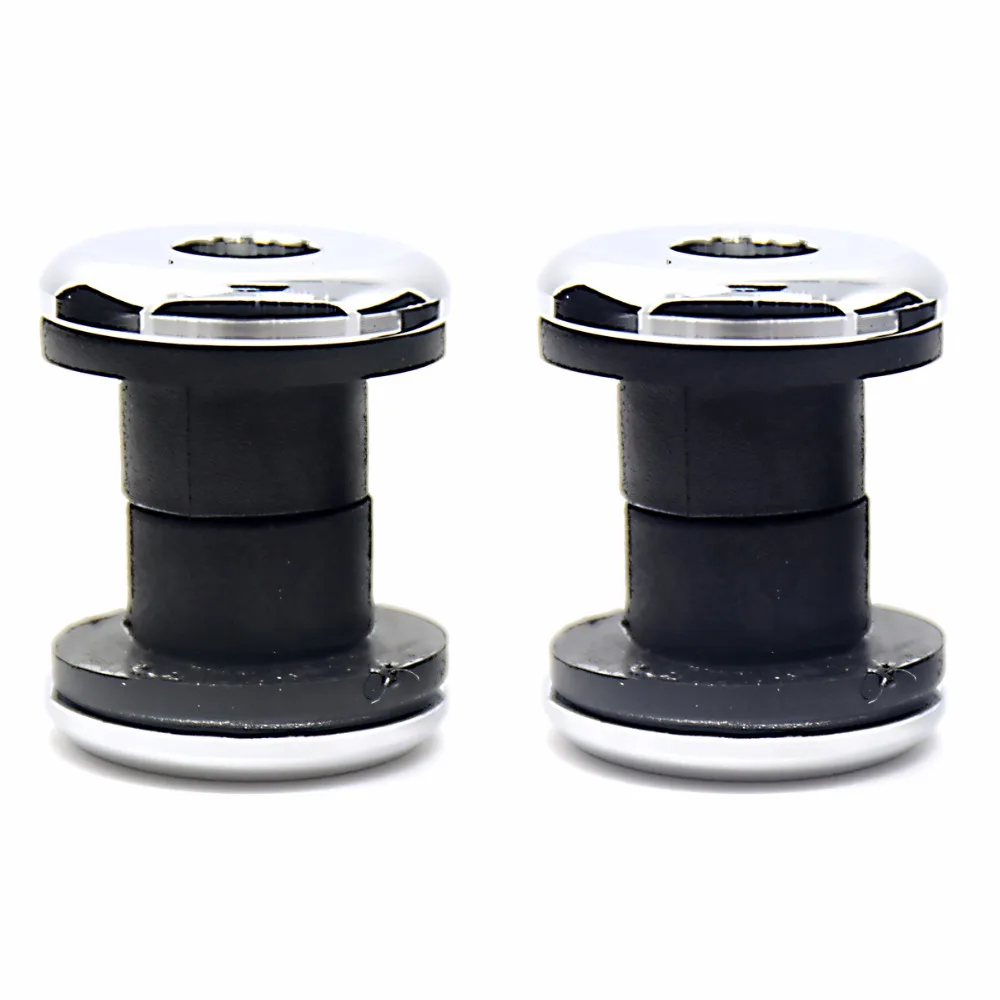 1Pair Chrome Riser Bushings For Harley Street Glide Road King Trike Tour FLH/T FLHX FLHR 1984-2016