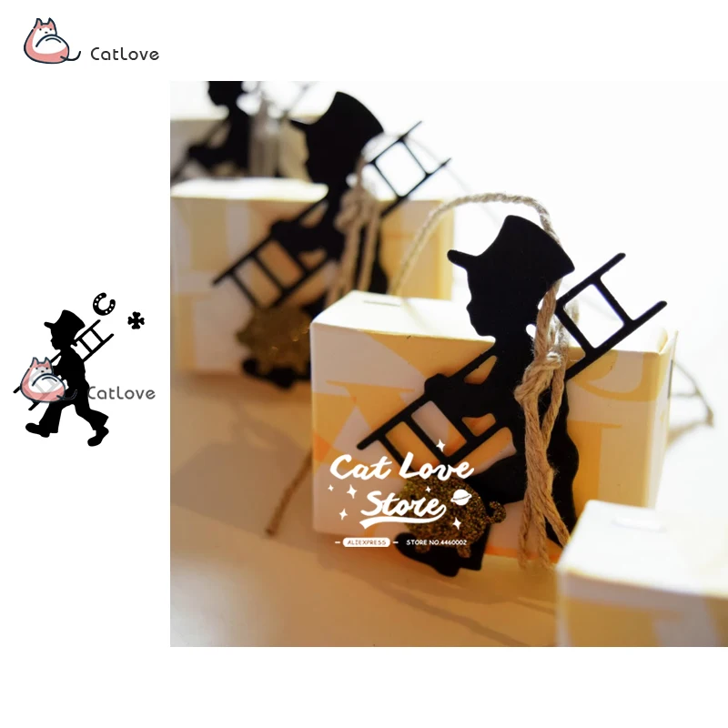 Troqueles de corte de Metal para hombre trabajador, plantillas para bricolaje, álbum de recortes, tarjeta de papel, troqueles artesanales decorativos, troqueles en relieve, troqueles, nuevo 2019