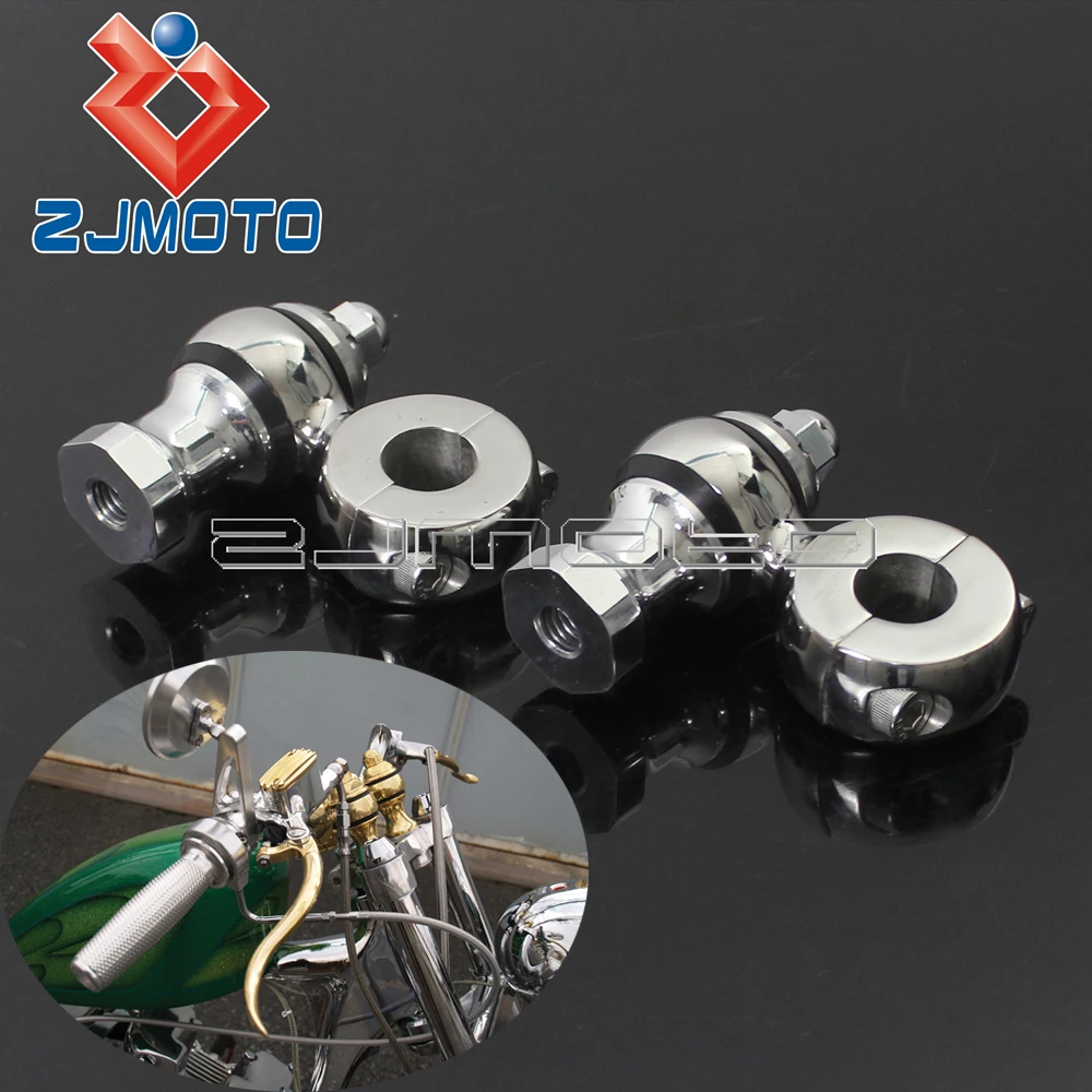 

Cruiser Cafe Racer Bobber Custom 22mm Bar Clamp Extend Adapter For Honda Yamaha Suzuki Kawasaki Motorcycle 7/8" Handlebar Risers