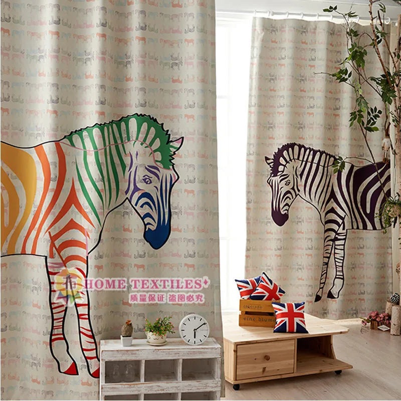 

2016 Korean IKe Style Window Shade Blackout Curtains Environmental Protection The fabric Color Zebra Curtains Can be customized
