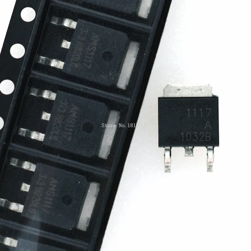 10PCS AMS1117-ADJ AZ1117D-ADJ TO-252 Voltage Regulator IC