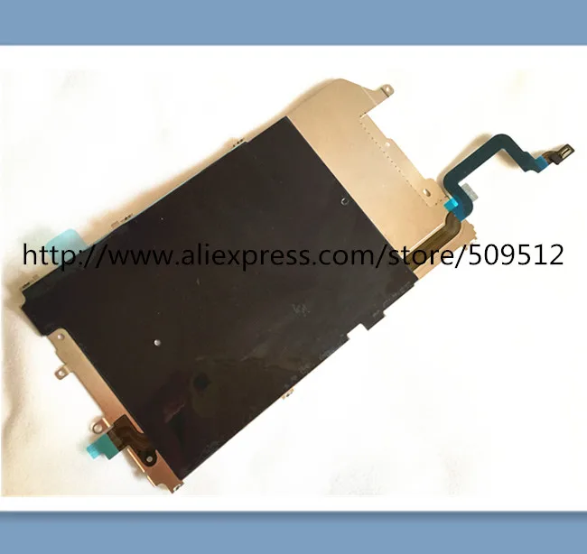 LCD Metal Backplate Shield with Home Extend Flex Cable, iPhone 6, 4.7 