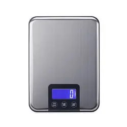 15KG 1g Digital Kitchen Scale Cooking Measure Tools 15kg Stainless Steel Electronic Scales Touch Button Russian Warehouse