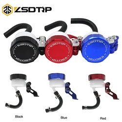 ZSDTRP CNC Motorcycle Front Brake Fluid Reservoir Clutch Tank Oil Fluid Cup For SUZUKI GSXR 600 750 GSXR1000 GSX R 650 750 1000