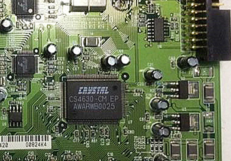 Original disassemble Turtle Beach Santa Cruz CS4630 sound card 5.1