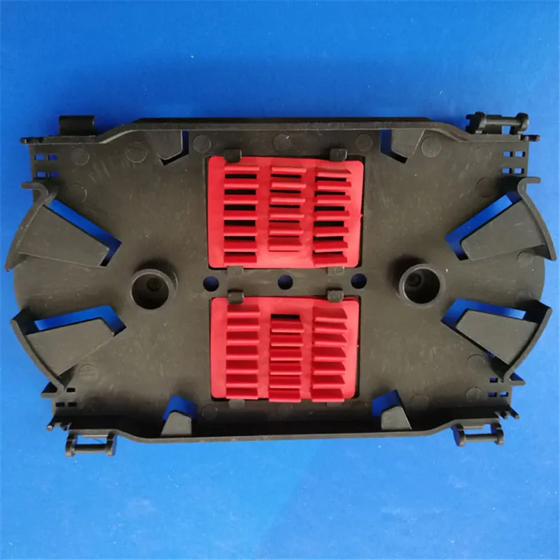 12 cores fiber splice tray red holder inside high quality ftth cassette splice tray used in outdoor/indoor patch panel 20pcs