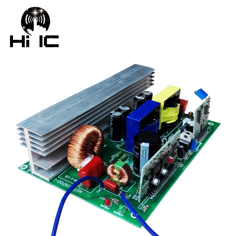 Pure Sine Wave Power Frequency Inverter Board DC 12V to AC 220V 700W 750W with Perfect Protection Solar Converter Board