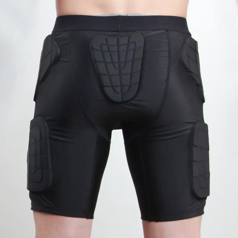 Mens Padded Compression Shorts Protection Undershort Best for Basketball,Football,Hockey,Cycling,Ice Skating and Contact Sports