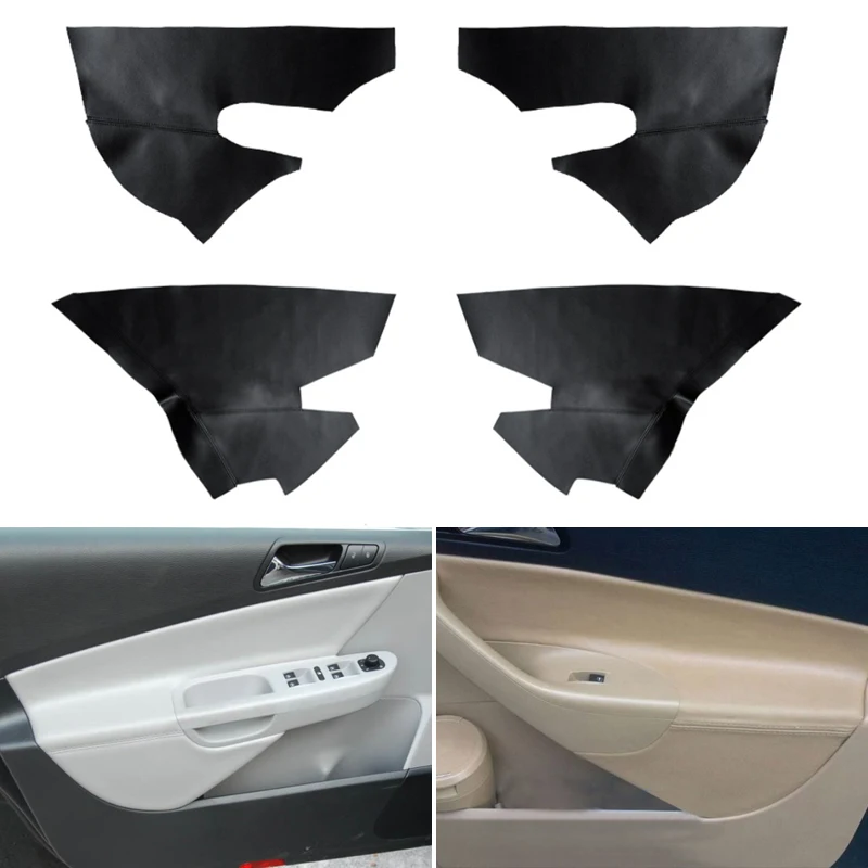 

Car Styling Interior Microfiber Leather Door Panel Armrest Cover Protective Trim For VW Passat B6 2006 2007 2008 2009 2010