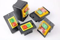 On Off Water Proof Push Button Switch  Waterproof PushButton for Cutting Machine Bench drill Switch Plastic Motor