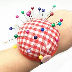 1pcs Shaped Needle Pin Cushion With Elastic Wrist Belt DIY Handcraft Tool for stitch sewing needlework BB5533-1