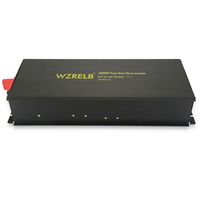 3000W Solar Power Inverter 48V 230V Pure Sine Wave Inverter Power Bank 12V/24V/36V/110 DC to 120V/220V/240V AC Voltage Converter