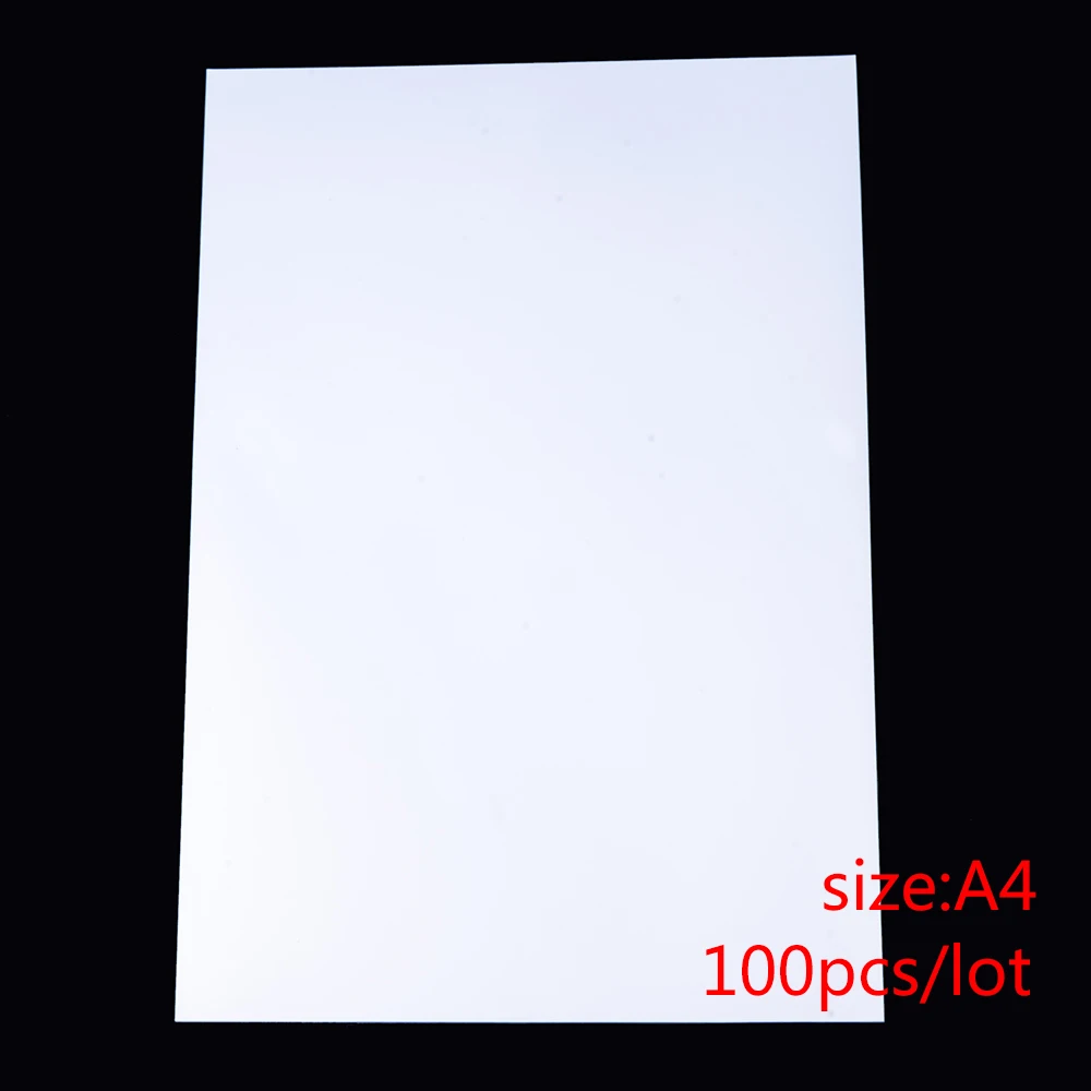 100pcs/Lot A4 Size special UV shadowless glue Printing Paper For Making Picture Glass Cabochon Jewelry