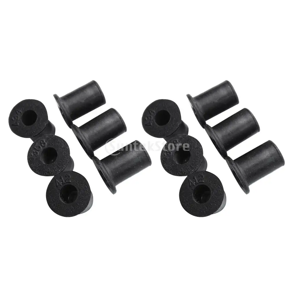 12Pcs M4 Metric Rubber Well Nuts Blind Fastener Threaded Brass Insert Kayak Canoe Dinghy Fishing Boat Accessories