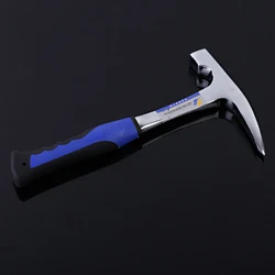 New 1pcs Rock Pick Geology with Pointed Tip & Shock Reduction Grip Chisel Edge Petrographic Geological Hammer