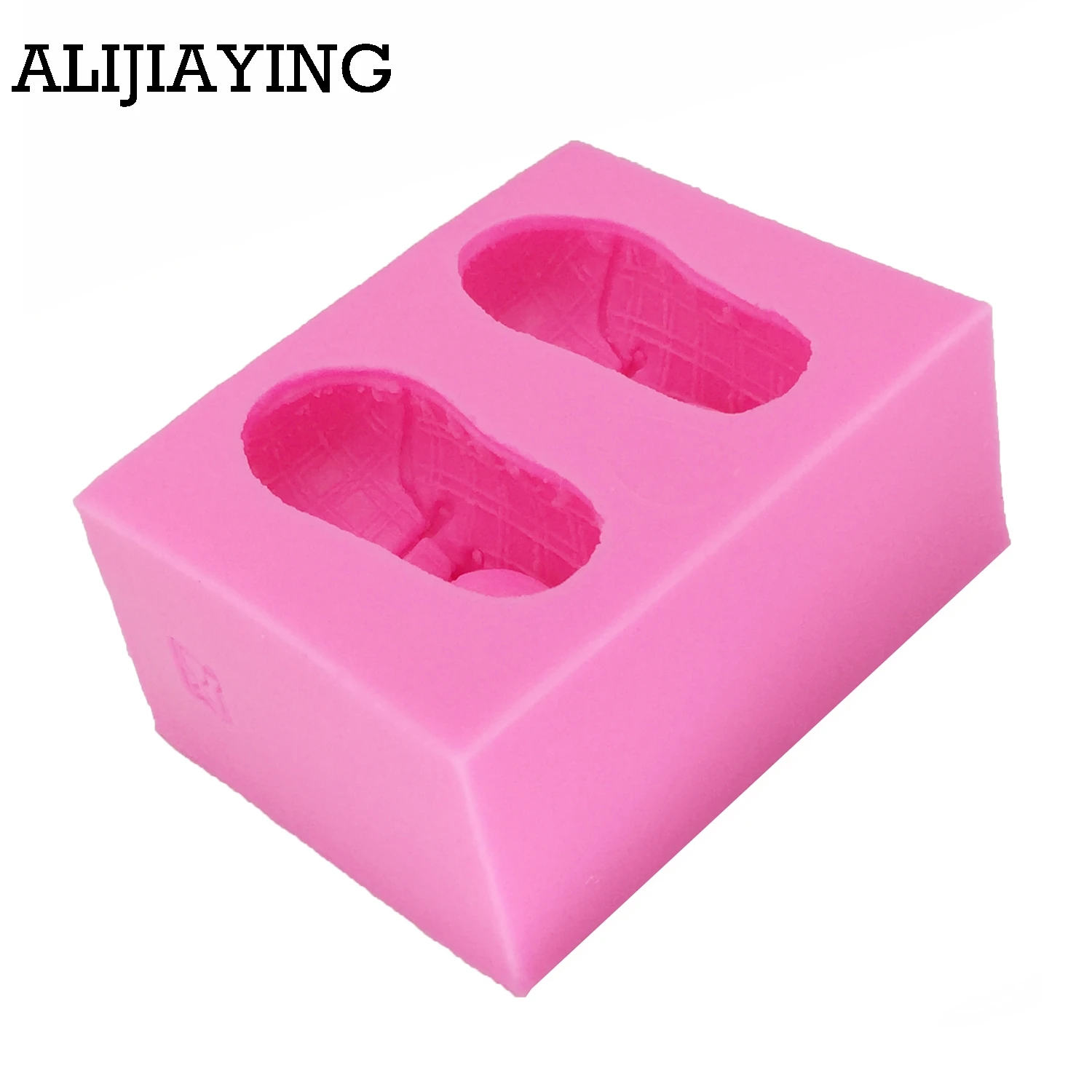 M0141 3D Baby shoes silicone mold,fondant cake baking resin clay candy chocolate soap mould cake decoration tools