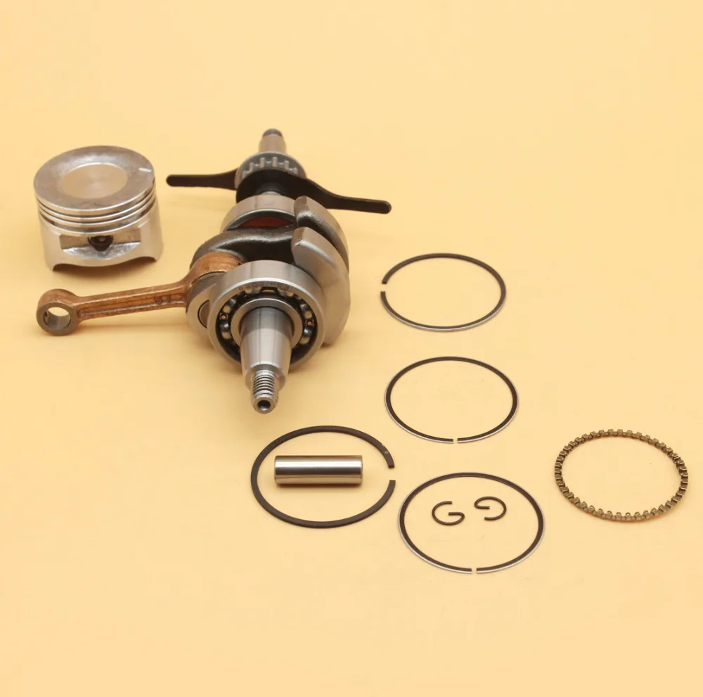 เพลาข้อเหวี่ยงเพลาข้อเหวี่ยงลูกสูบแหวน 39 มม.สำหรับ HONDA GX35 GX 35 4 มอเตอร์เครื่องยนต์ Trimmer Brushcutter อะไหล่ 13101-Z0Z-000