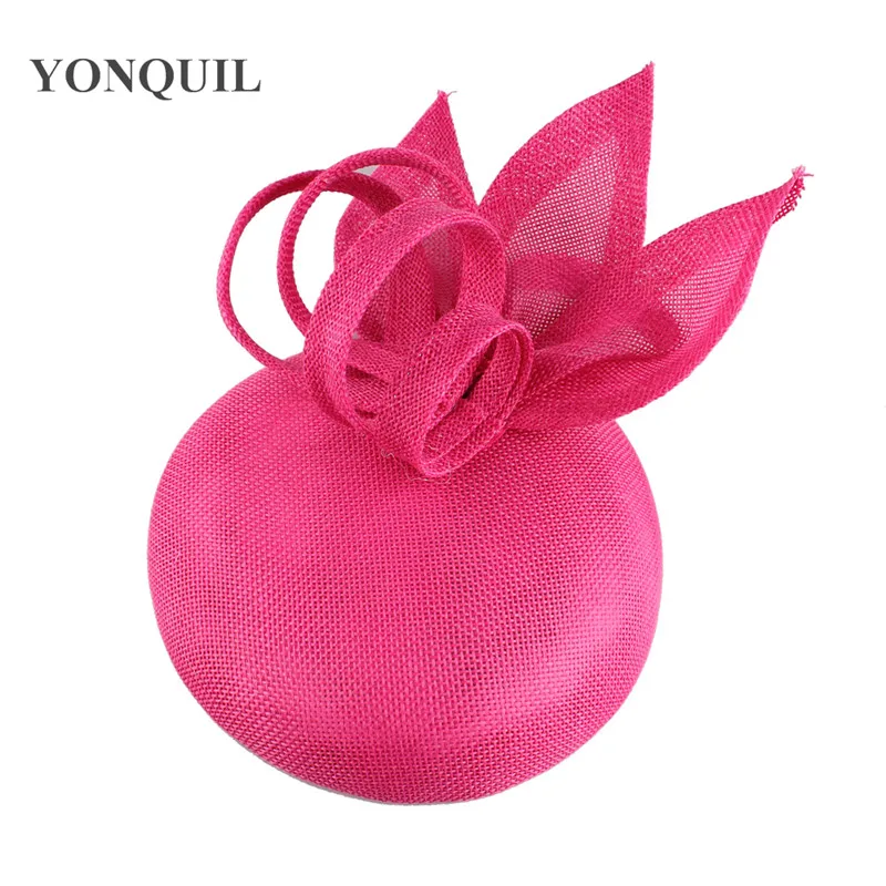 Lila Nachahmung Sinamay Fascinator Kopf bedeckung für Kentucky Derby Kirche Hochzeits feier Rennen Frauen Braut ereignis Anlass Hut – Detail 32