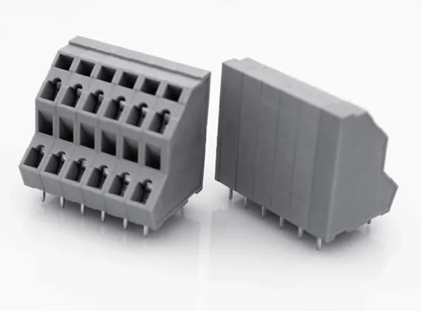 

Free shipping 50PCS grey double type terminal block FS2.5 5.0mm connector KFM736 DG245H spring terminal block