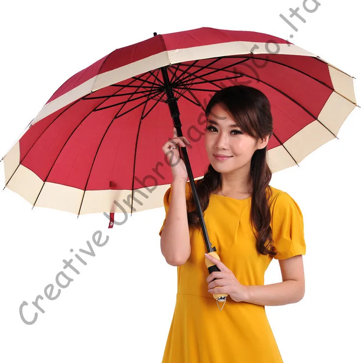 Auto open,16 umbrellas' ribs,pongee fabric,big size,drop shipping allowed,straight umbrellas,14mm metal shaft and fluted ribs