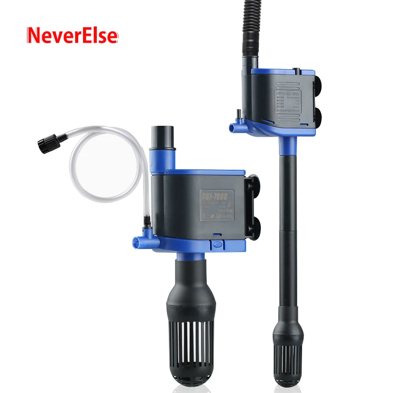 

Aquarium Fish Tank Filter Pump+Air Inlet Tube Add Oxygen+Water Outlet Tube to External Filter Box Water Circulation 2.5/8/12/20W