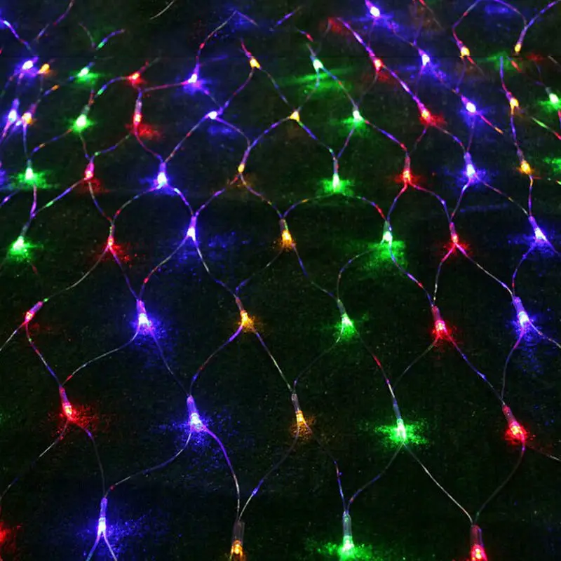 

320LEDs 3M*2M Giant Net Light fairy string mesh web curtain flashing lamp Christmas Xmas Wedding Party Garland Garden Lawn Decor