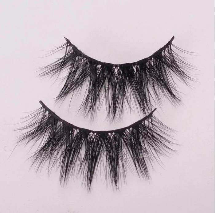 1pair Mink Eyelashes Natural Black False Eyelashes Long Cross Fake Eye Lashes Extension accessory Makeup tools