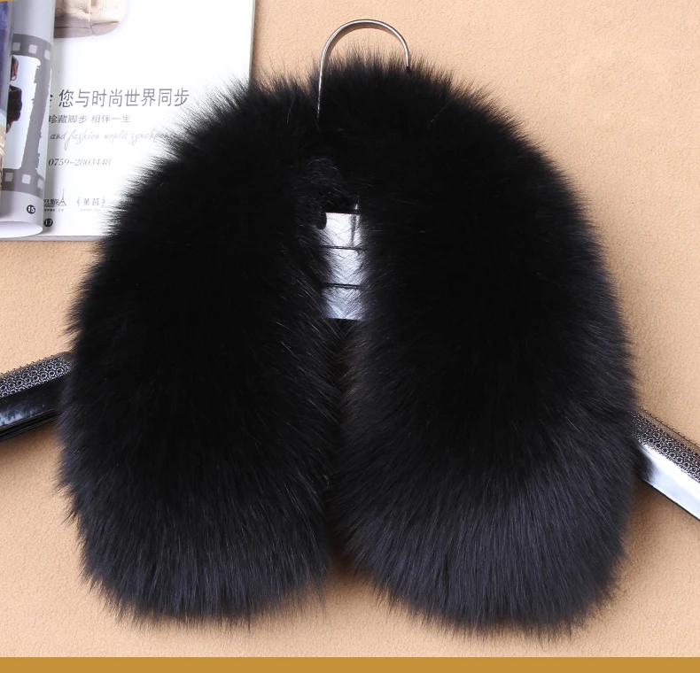 

Women's clothing collar accessories real fox fur scarves men fox fur collar square custom made