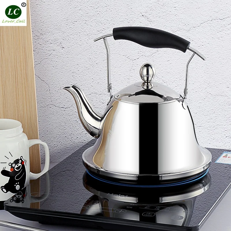 

Water Kettle Luxury Fashion Thickened stainless steel teapot Filter flower teapot Hotel Induction furnace Fire Boiled teapot