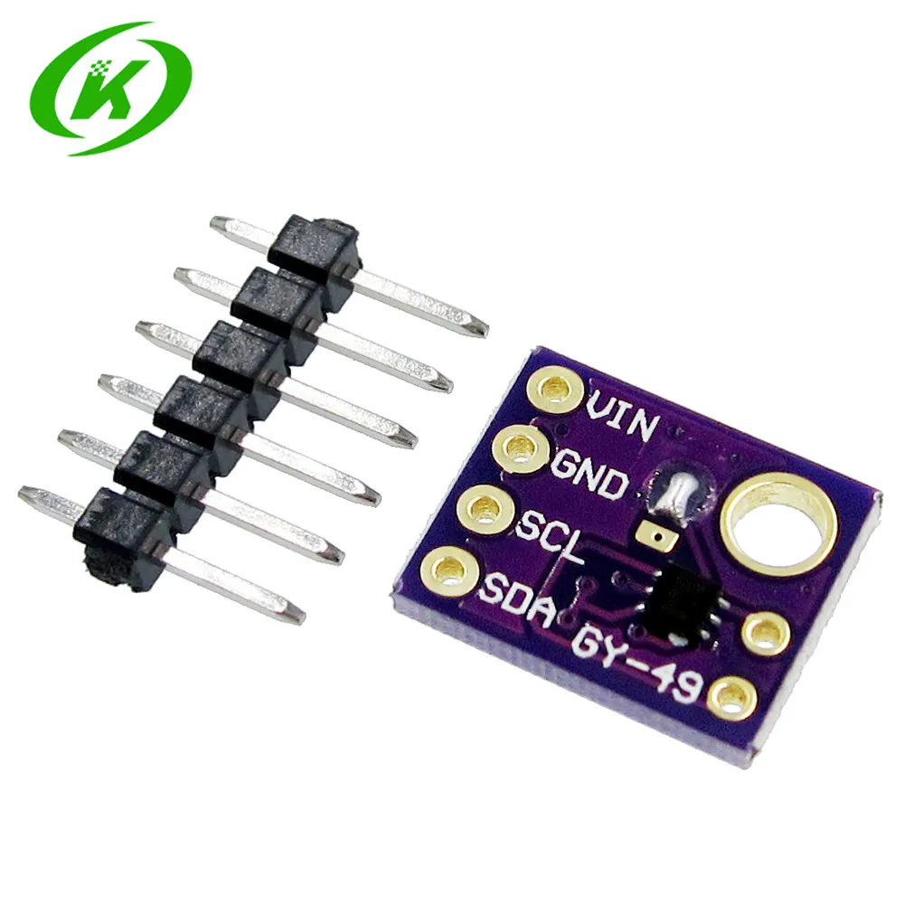 GY-49 MAX44009 Ambient Light Sensor Module with 4P Pin Header Module