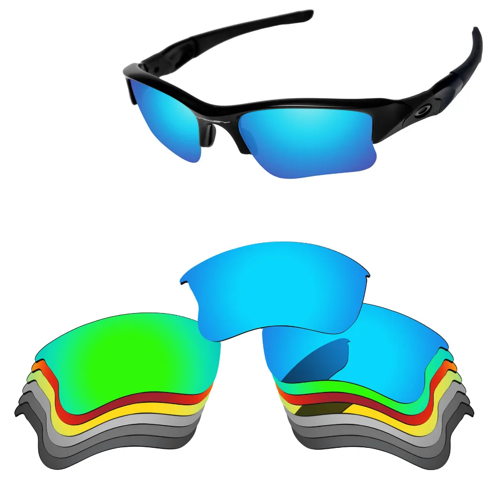 

Bsymbo Replacement Lenses for-Oakley Flak Jacket XLJ Sunglasses Polarized - Multiple Options