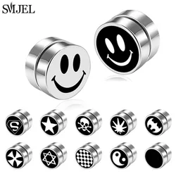 Punk Strong Magnet Magnetic Ear Stud Non Piercing Earrings Fake Earrings No Ear Hole Gift Men Women Accessories Jewelry